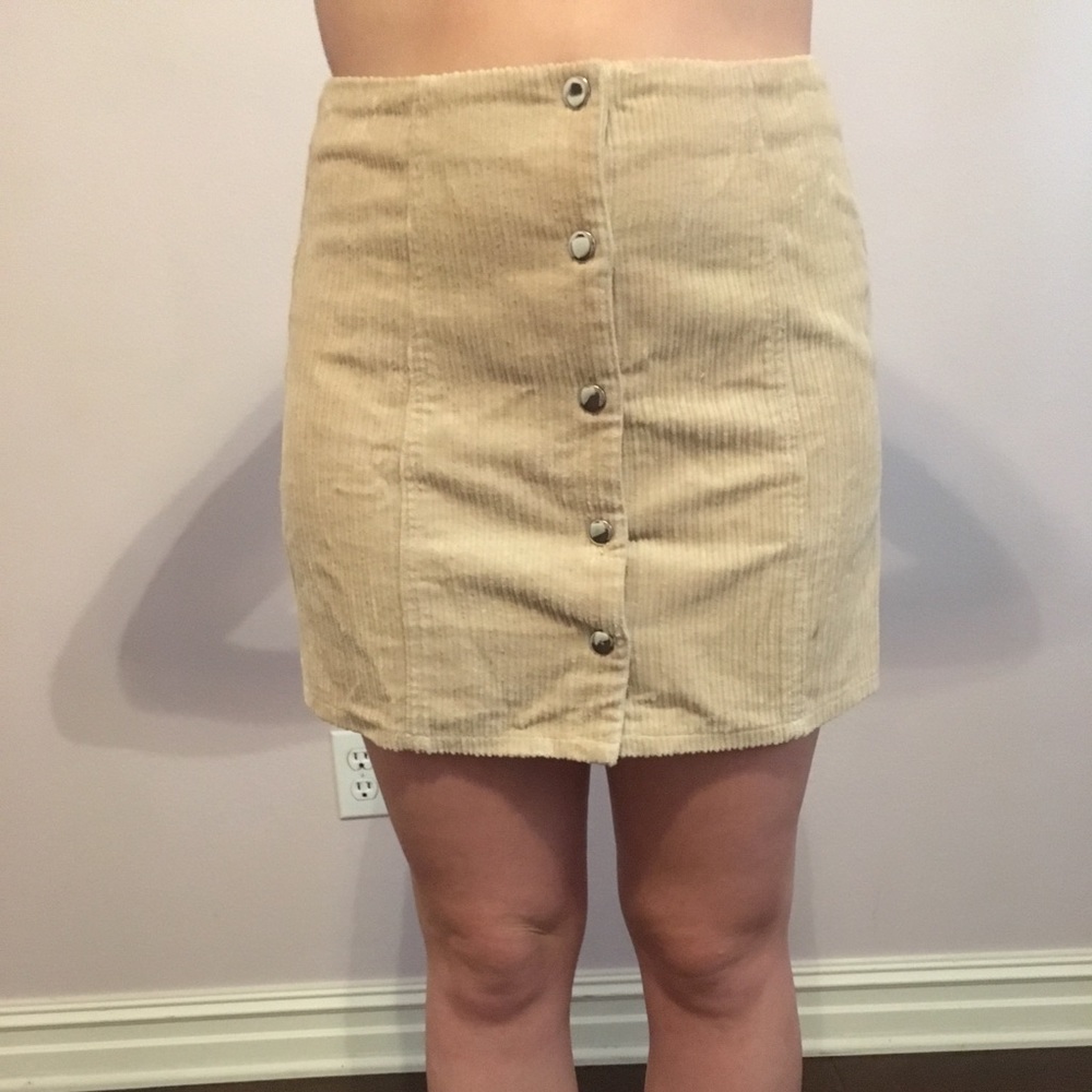 F21 Corduroy Skirt
